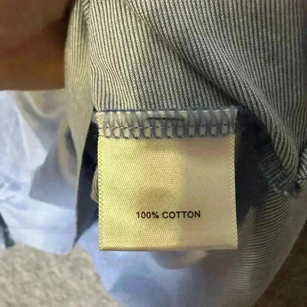 Peter Millar Blue Cotton Polo - Large - Picture 5 of 5